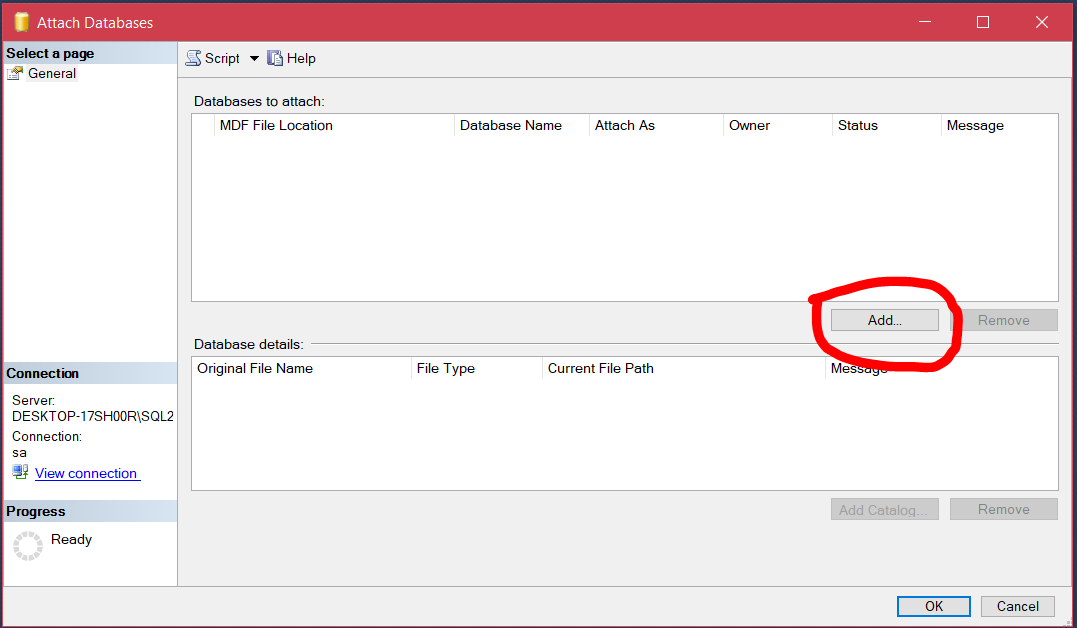 Sql attach database mustafa b k lmez