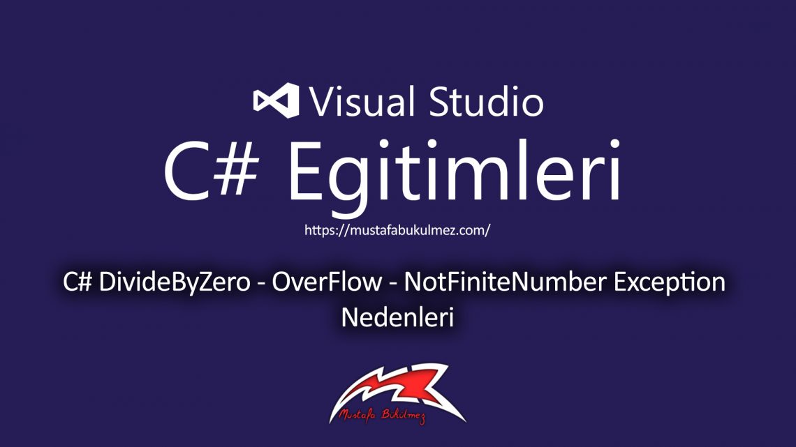 C# DivideByZero - OverFlow - NotFiniteNumber Exception Nedenleri