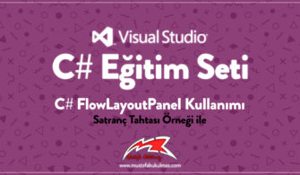 C# FlowLayoutPanel Kullanımı - Satranç Tahtası