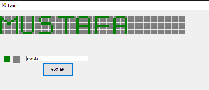 C# LCD Simülator Uygulaması – Mustafa BÜKÜLMEZ