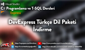 DevExpress Türkçe Dil Paketi İndirme