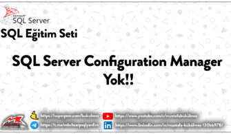 SQL Server Configuration Manager Yok