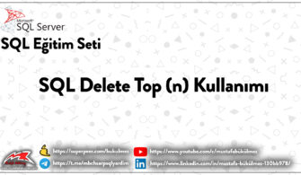 SQL Delete Top n Kullanımı