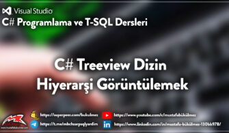 C# Treeview Dizin Hiyerarşi Görüntülemek