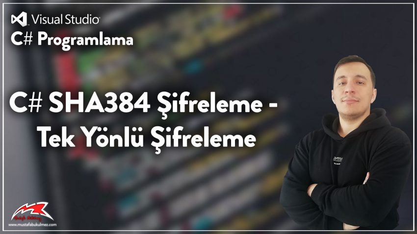 C# SHA384 Şifreleme – Tek Yönlü Şifreleme